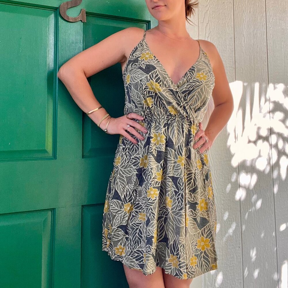 Patagonia Wrap Dress - Tropical Print